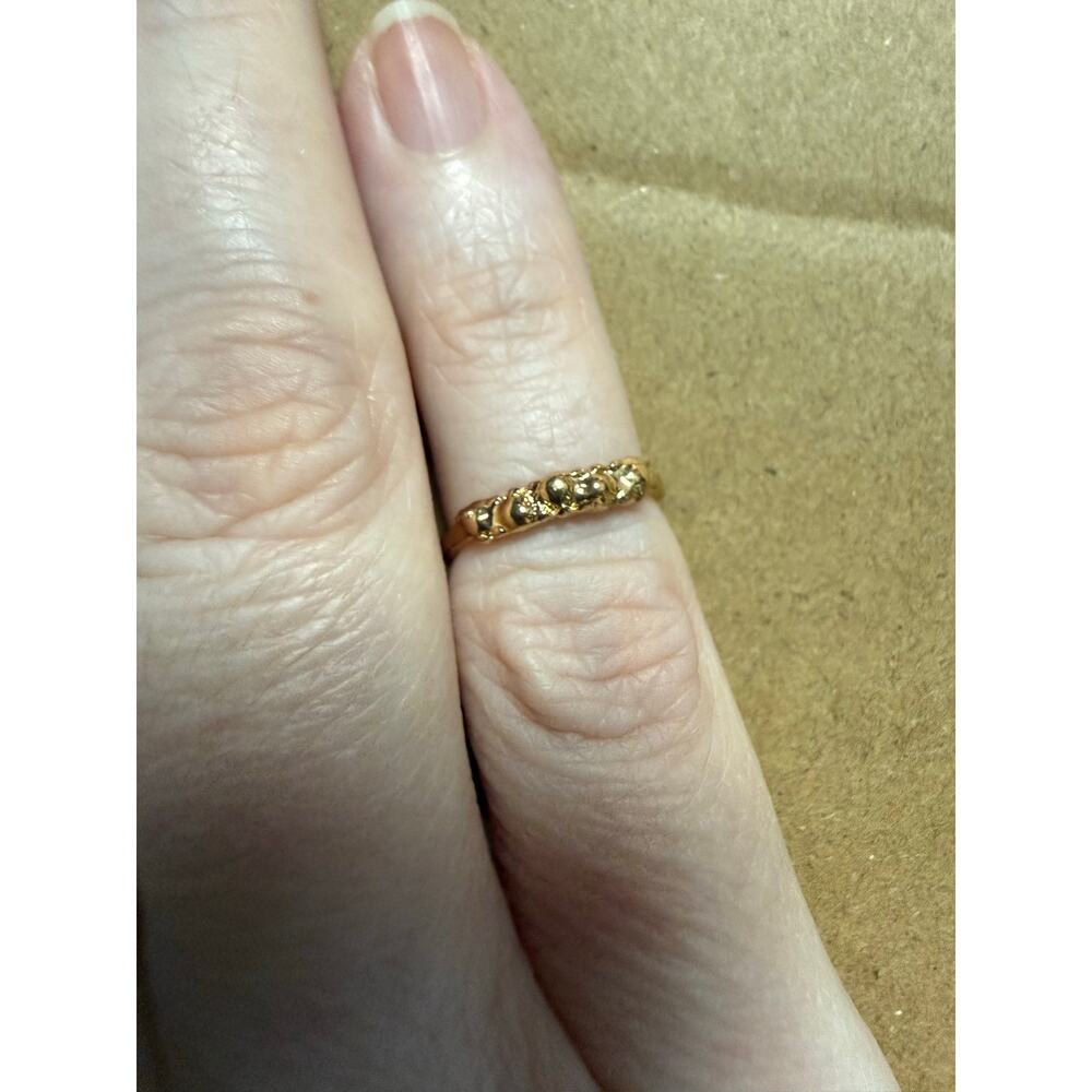 š§š»āāļø Gold Tone Size 1 Midi Ring | Tiny Above Knuckle Ring Child Size Ring